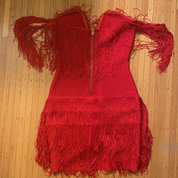 Red Flapper Dress - Picture 2 of 4